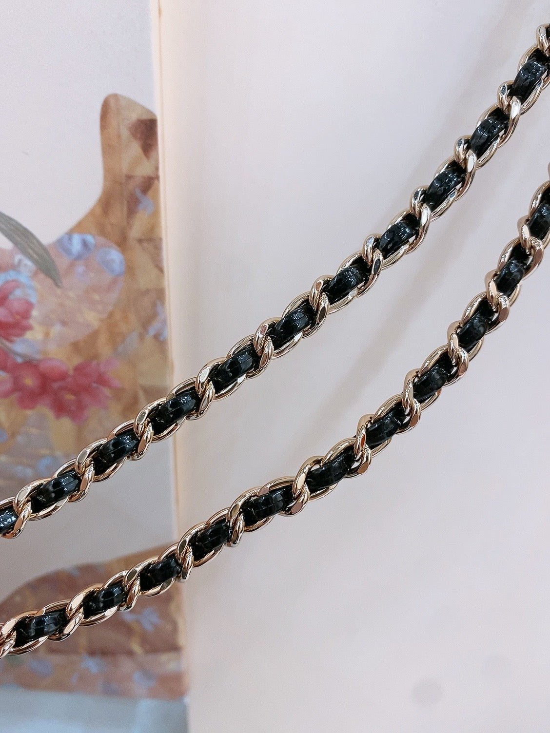Chanel Triple CC Leather Chain - Image 3