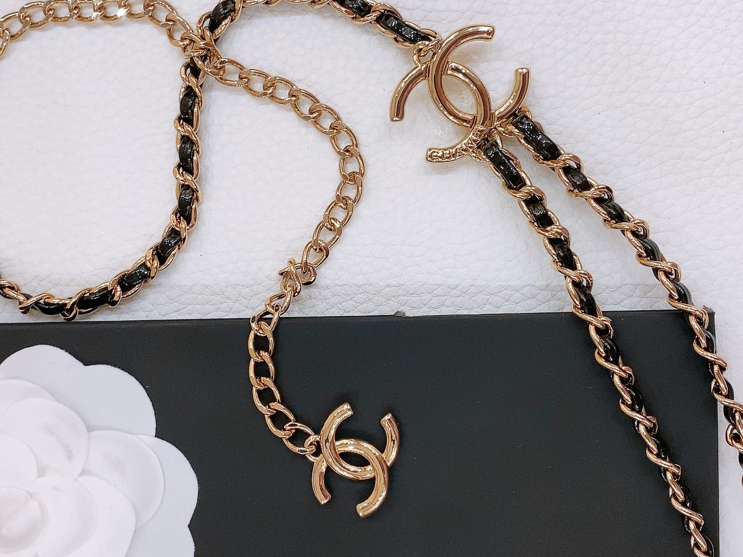 Chanel Triple CC Leather Chain - Image 6