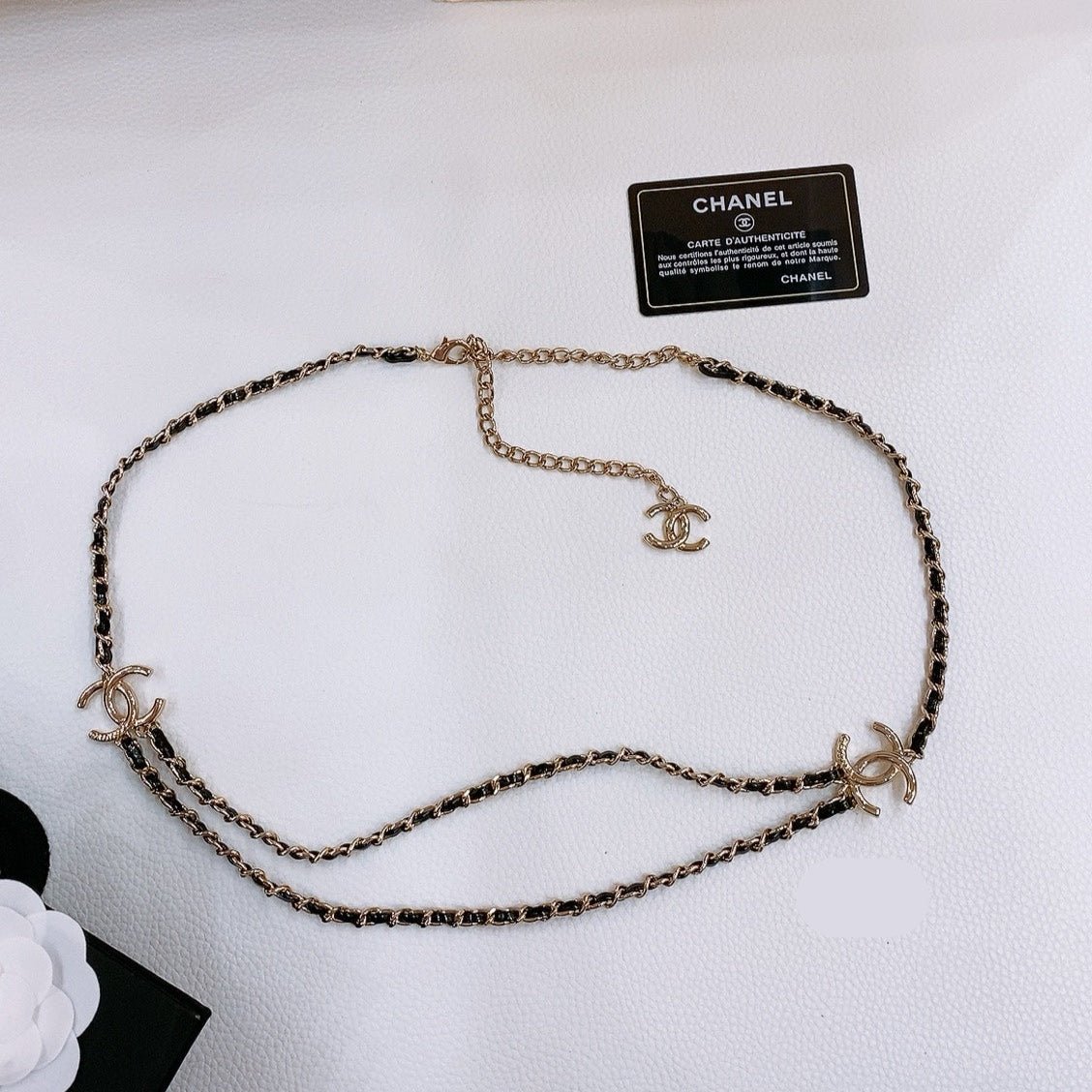 Chanel Triple CC Leather Chain