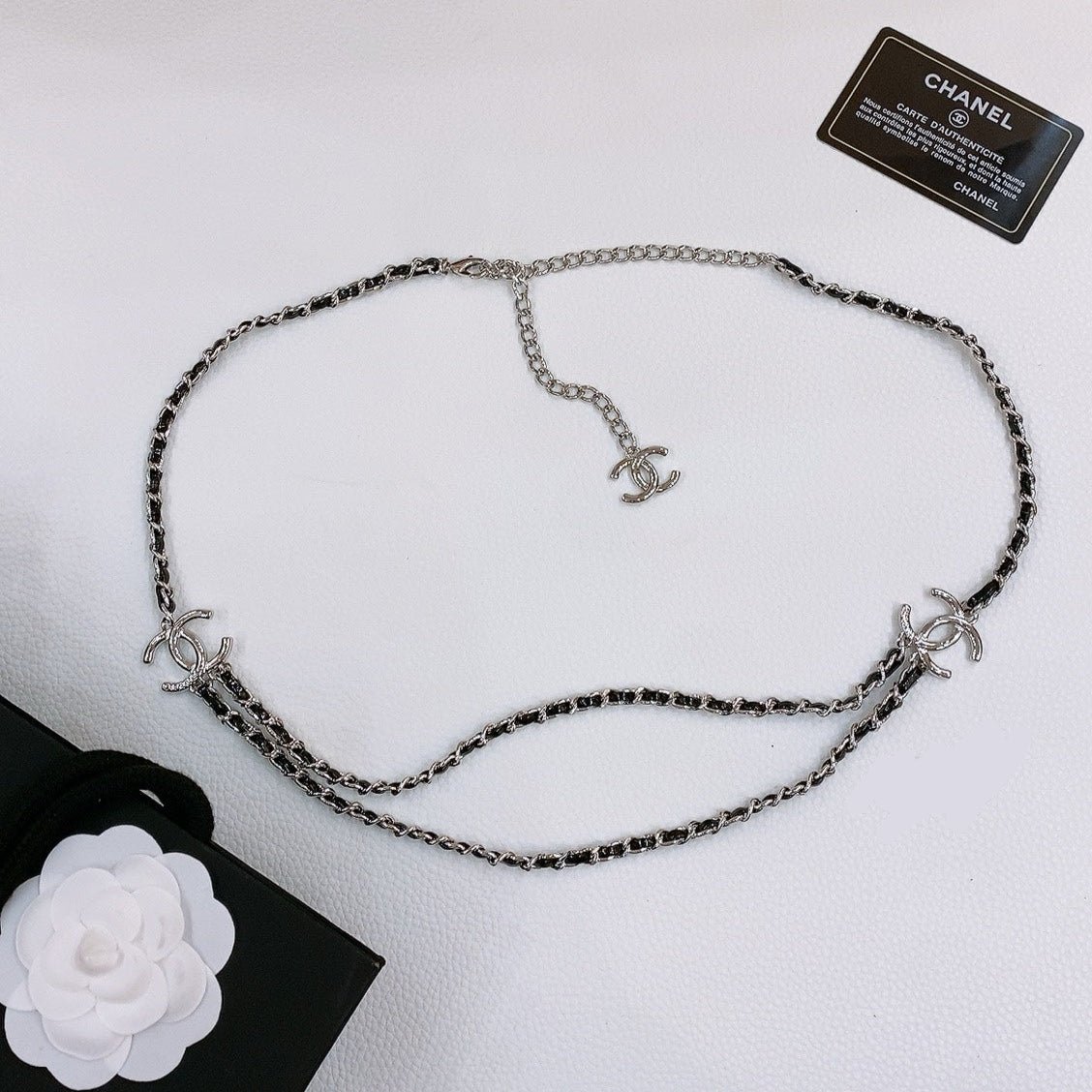 Chanel Triple CC Leather Chain
