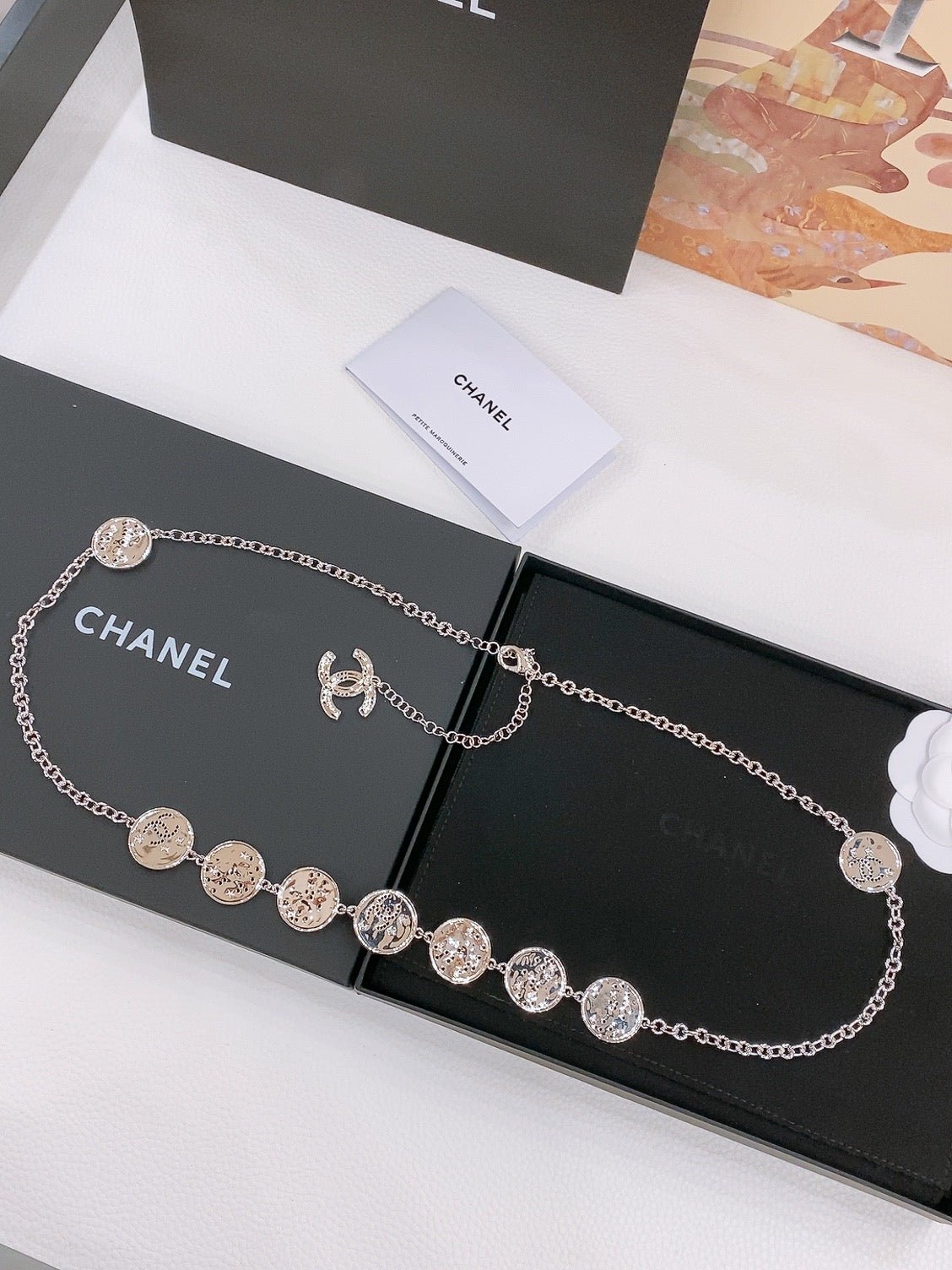 Alternative view of Chanel Silver Coin Waist Chain