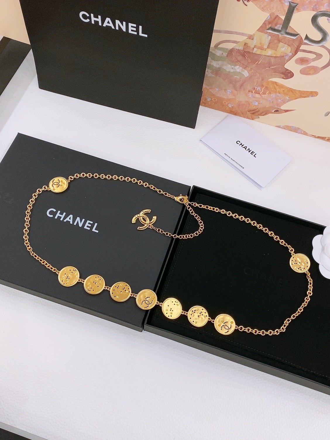 Chanel Gold Coin Metal Strap - Image 7
