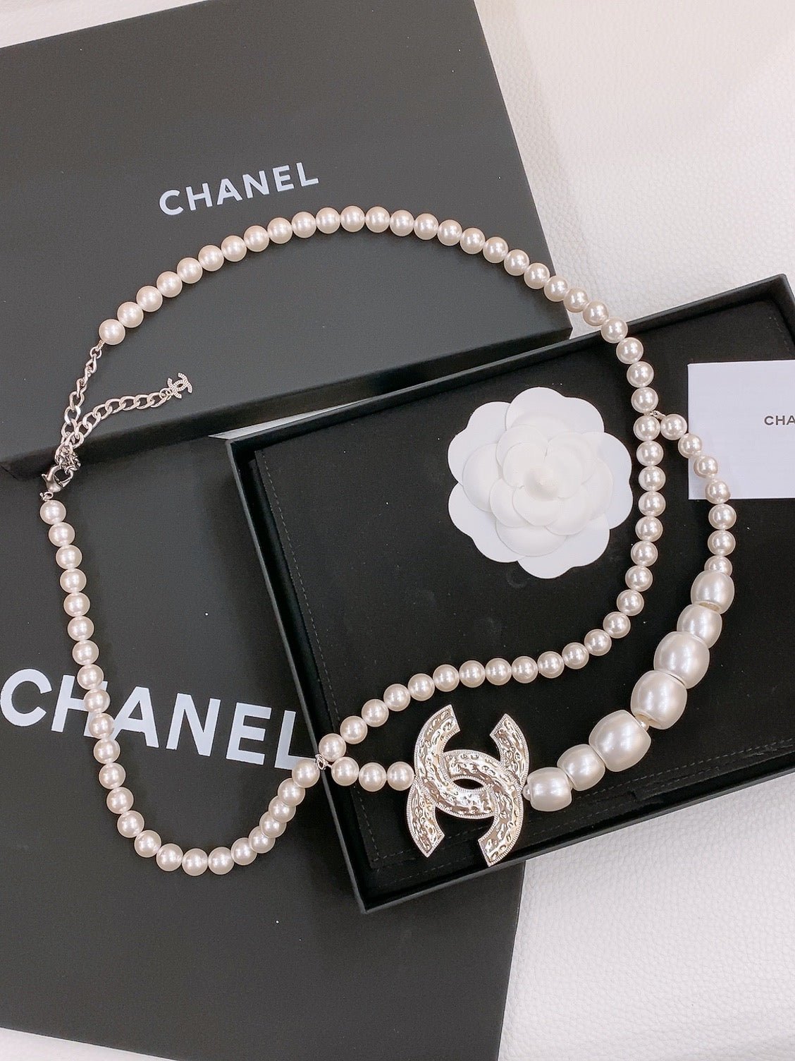 Alternative view of Chanel Baroque Pearl Necklace