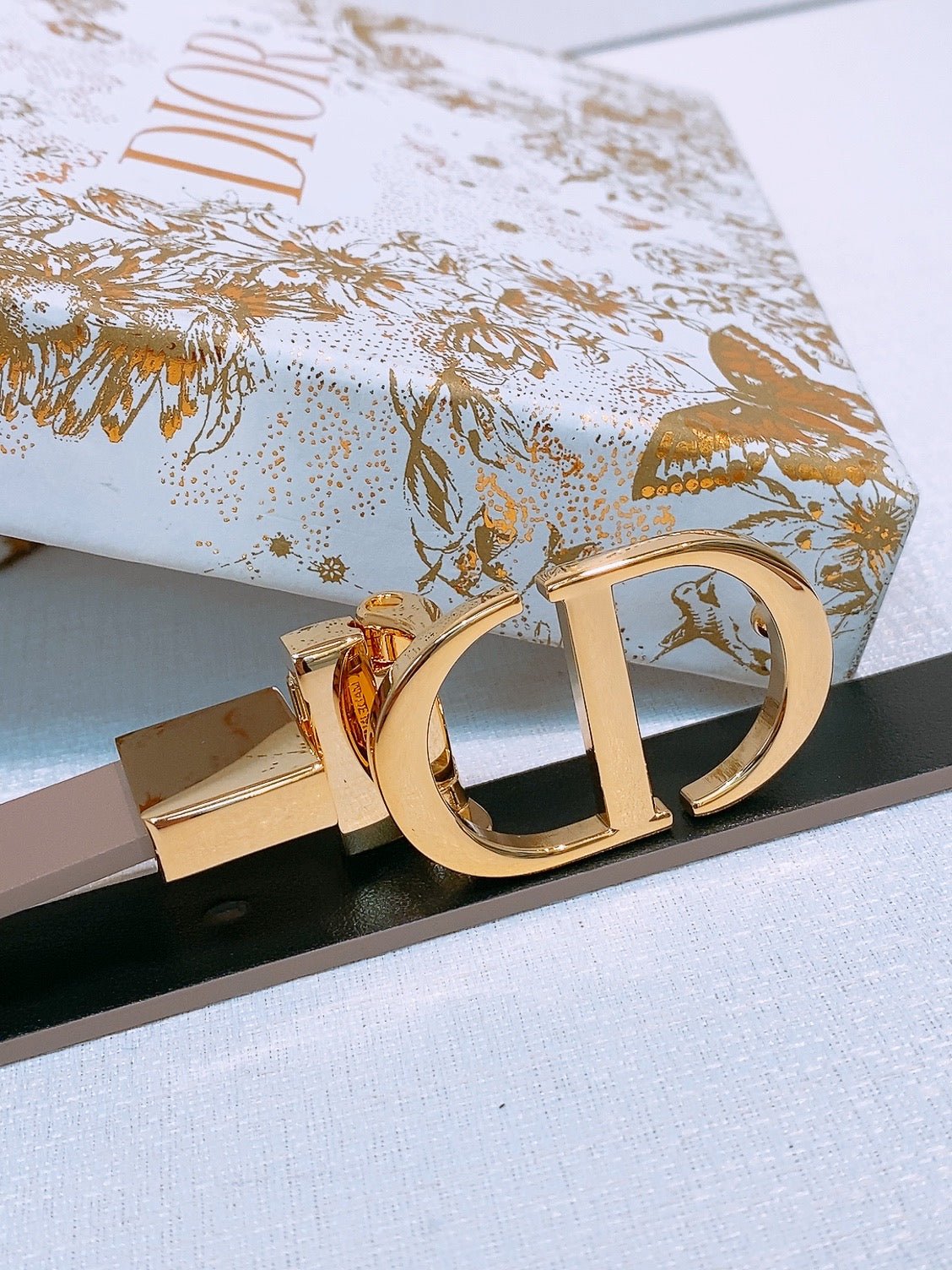 Alternative view of Dior Nude Leather Gold CD Belt