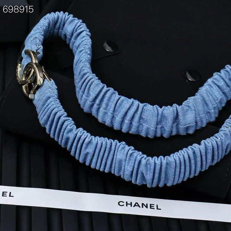 Alternative view of Chanel Ruched Denim Belt