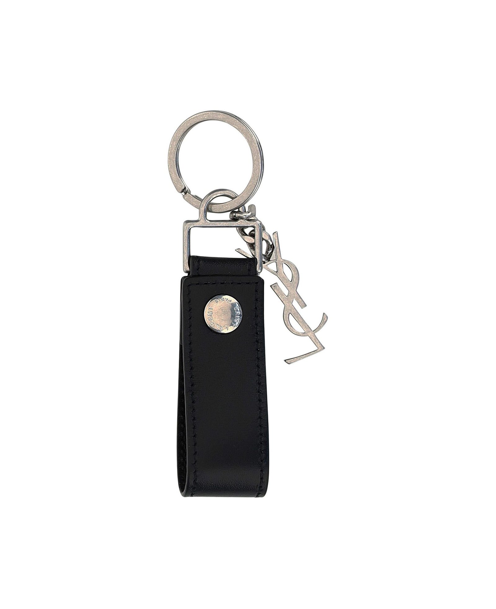 Alternative view of YSL Minimalist Leather Strap Keychain
