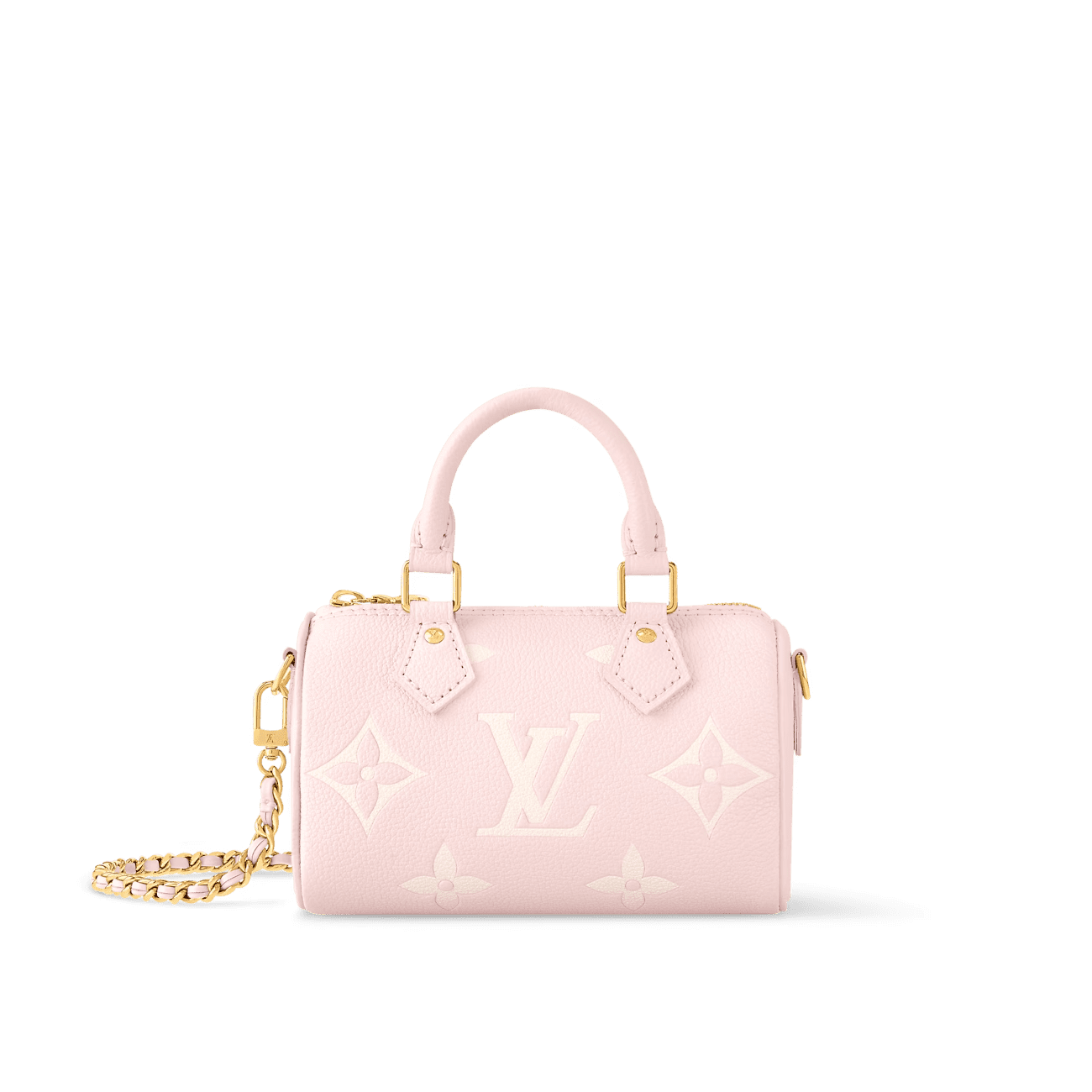 Louis Vuitton Nano Speedy Pink Empreinte