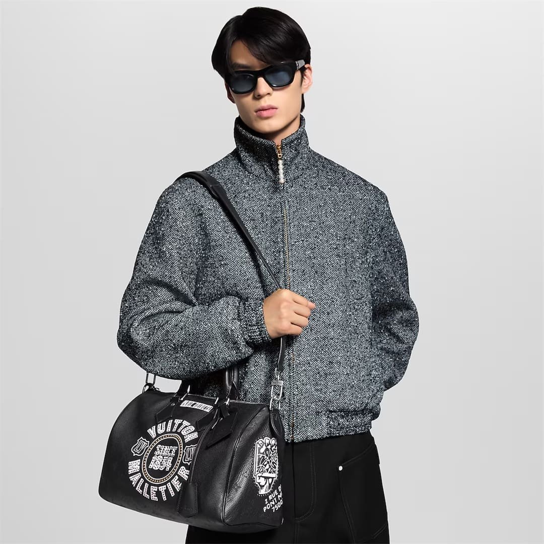 Alternative view of Louis Vuitton Speedy P9 30 Black Crystal Cowhide