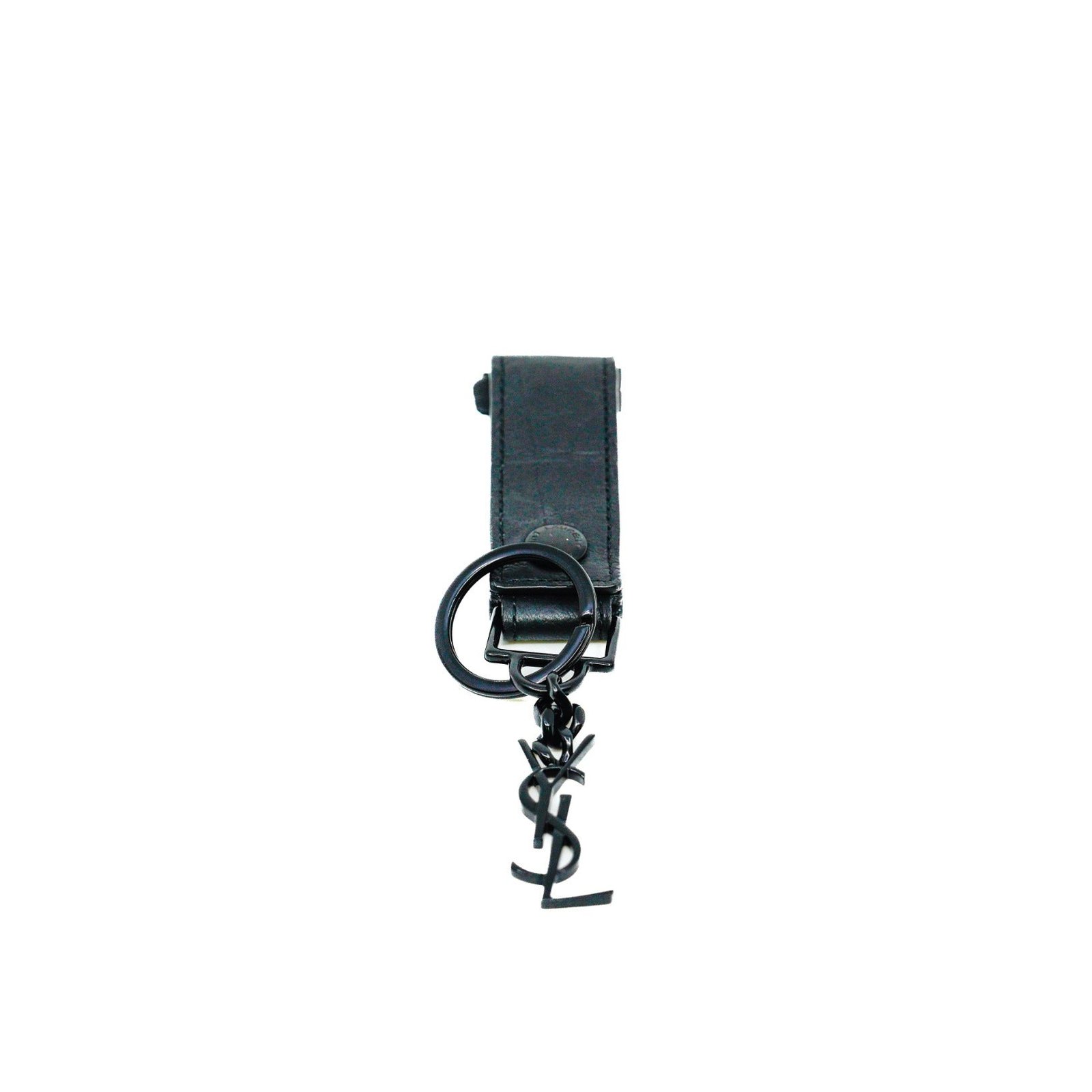 YSL Metal Logo Car Keychain