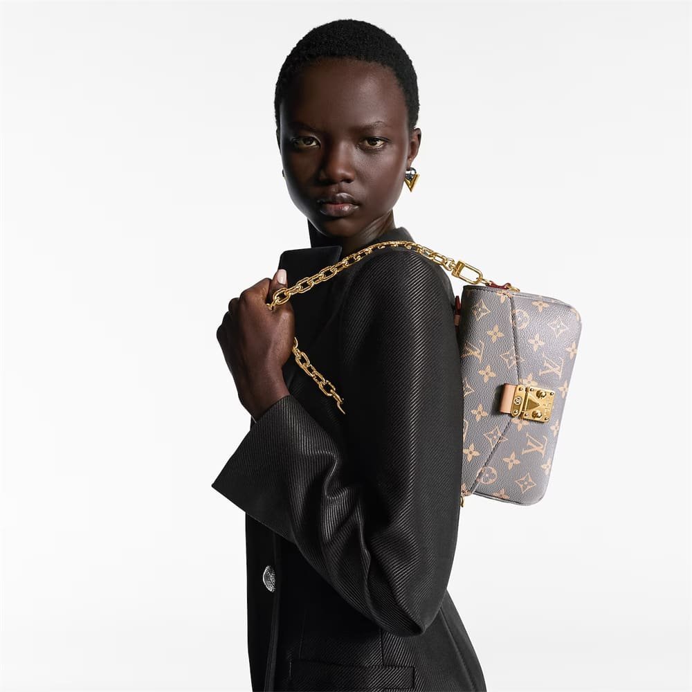 Alternative view of Louis Vuitton Métis East West Trianon Gray
