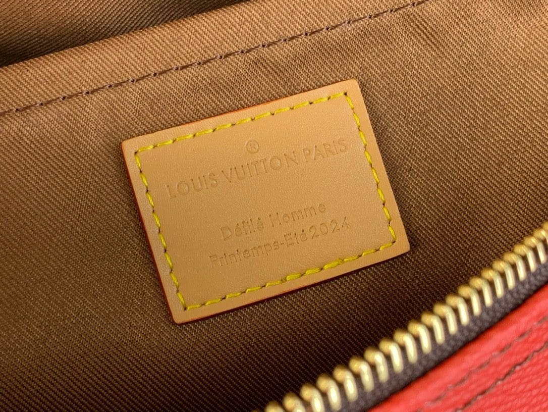 Louis Vuitton Speedy40 Bold Red Damier Pop Canvas - Image 7