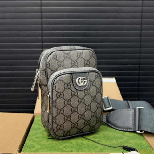 Alternative view of Gucci Ophidia Gg Mini Messenger Bag Grey 7 Inches