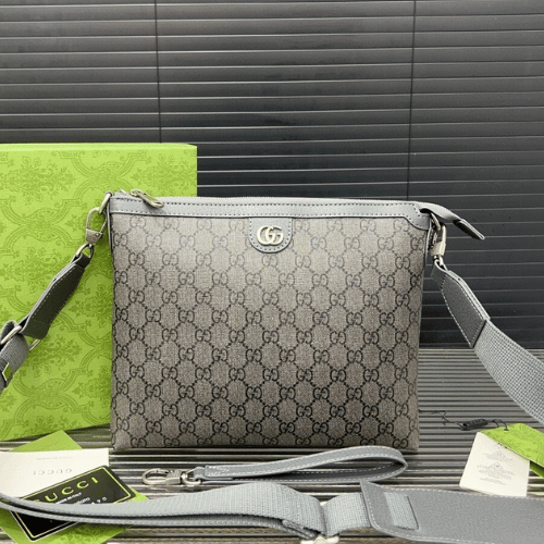 Alternative view of Gucci Gg Supreme Messenger Bag Black 11.8 Inches