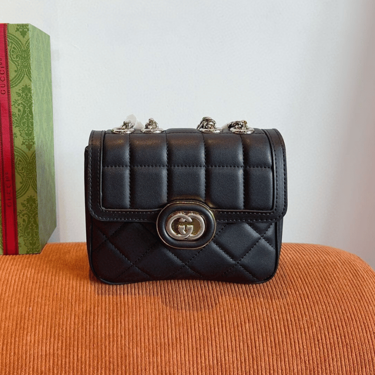 Alternative view of Gucci Gg Supreme Mini Camera Bag Black 6.7 Inches