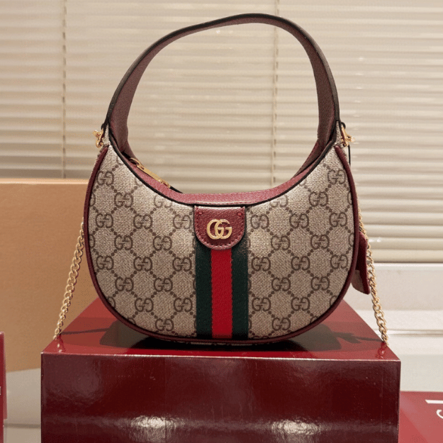 Alternative view of Gucci Ophidia Small Shoulder Bag Beige 7.9 Inches 838463 FAE0P 9789
