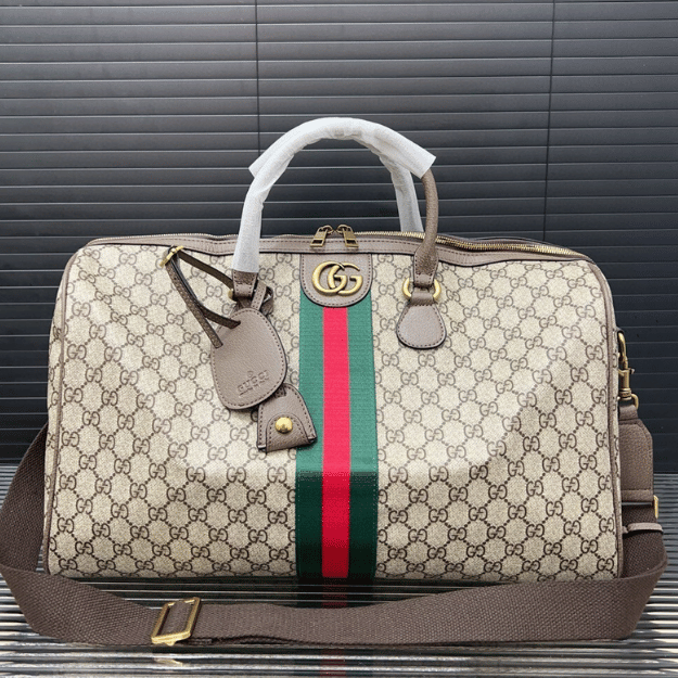 Alternative view of Gucci Ophidia Medium Duffle Bag Beige 17.7 Inches