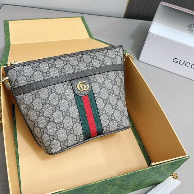 Alternative view of Gucci Gg Ophidia Chain Crossbody Bag 9.1 Inches