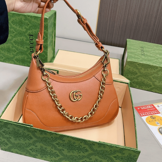 Alternative view of Gucci Ophidia Small Hobo Bag Brown 10.2 Inches