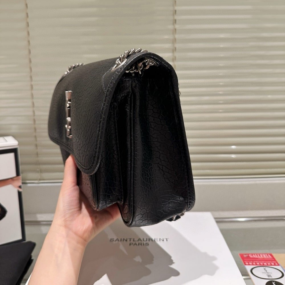 Saint Laurent Niki Vintage Medium In Grained Black 28Cm 633178Aacia1000 - Image 4