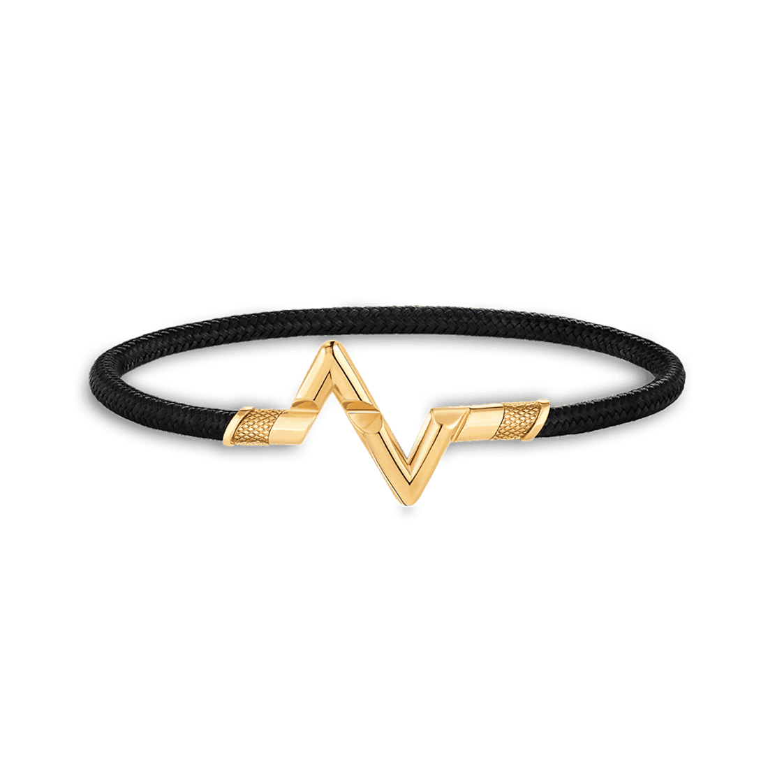 LV Braided Cord Bangle