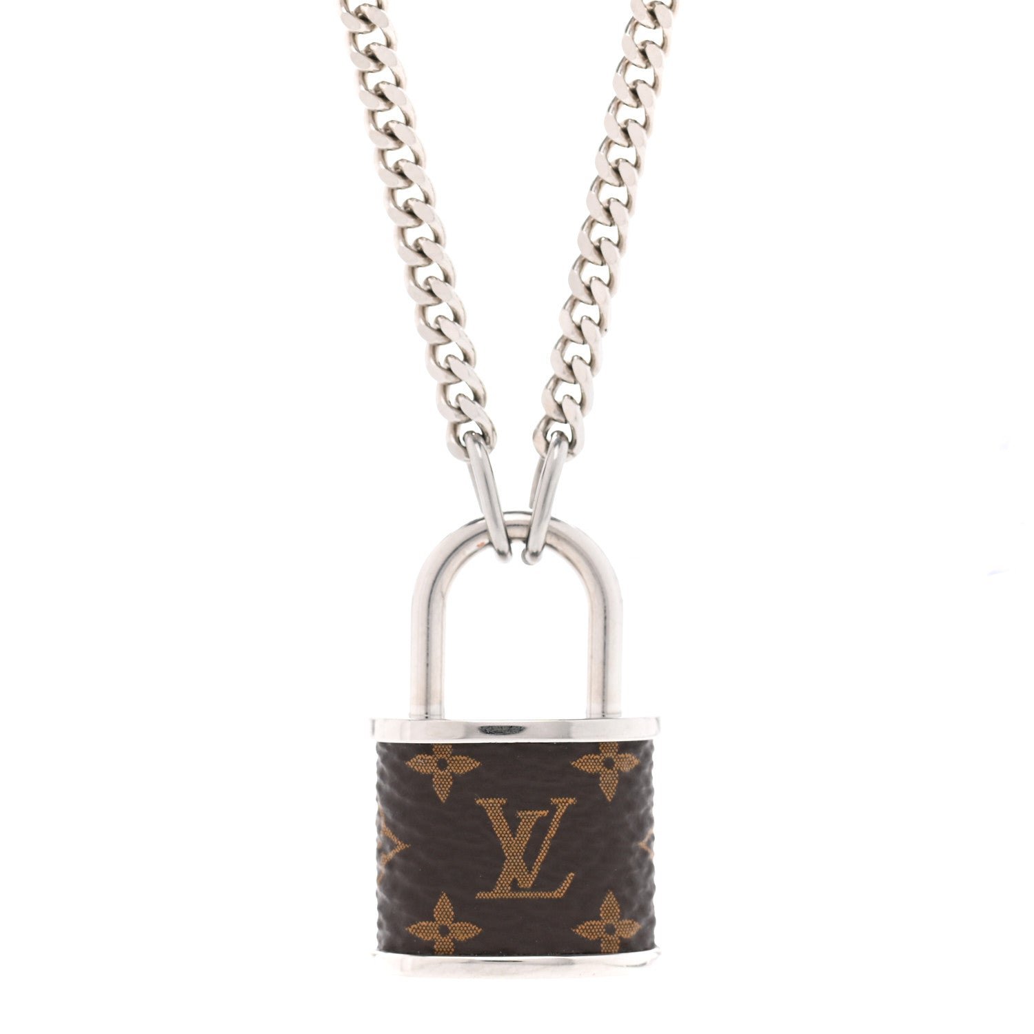 LV Lock Pendant Necklace