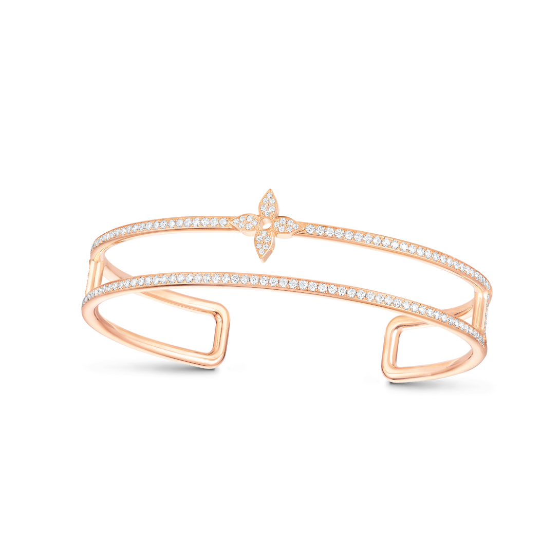 LV Rose Gold Diamond Bangle