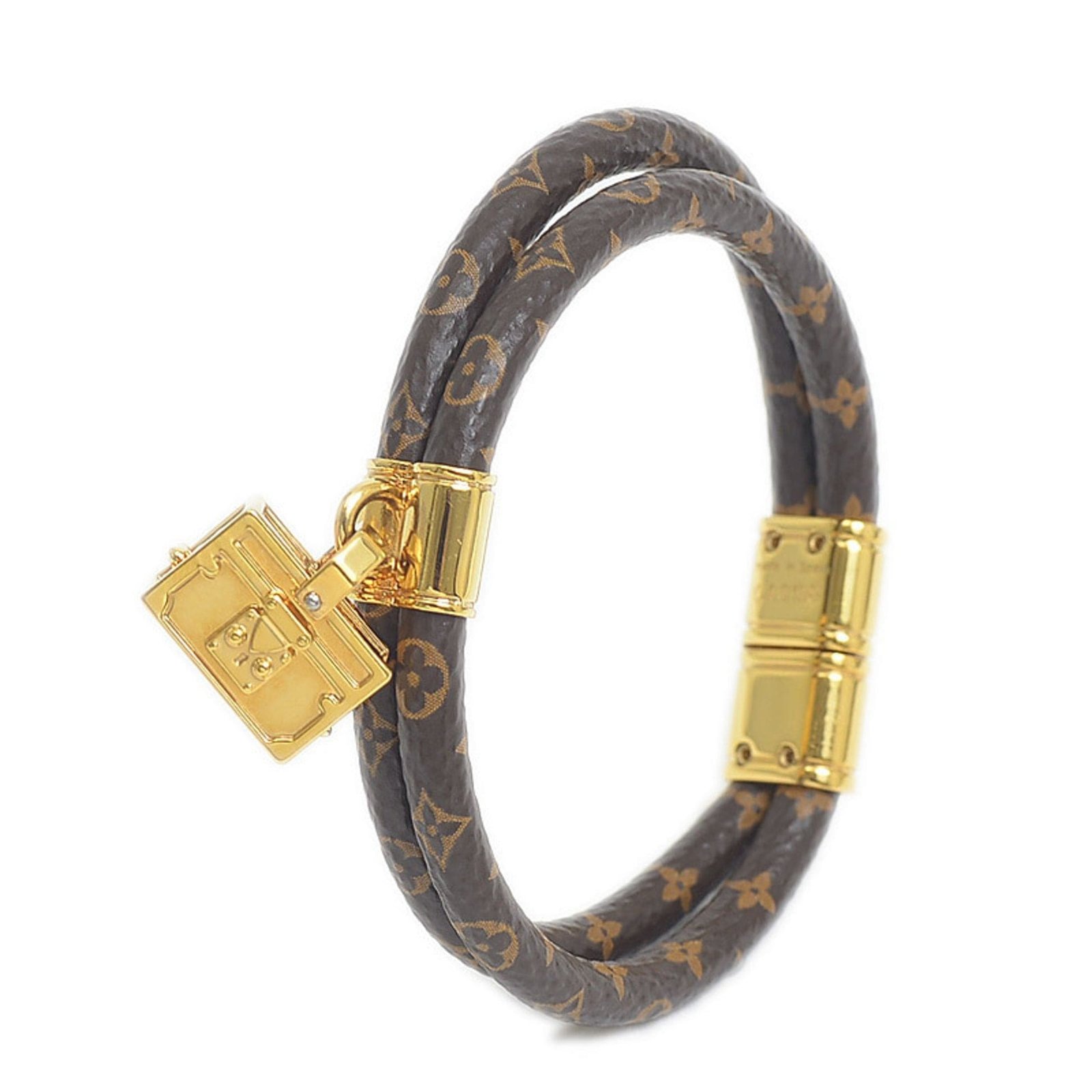 LV Monogram Lock Bracelet - Image 5