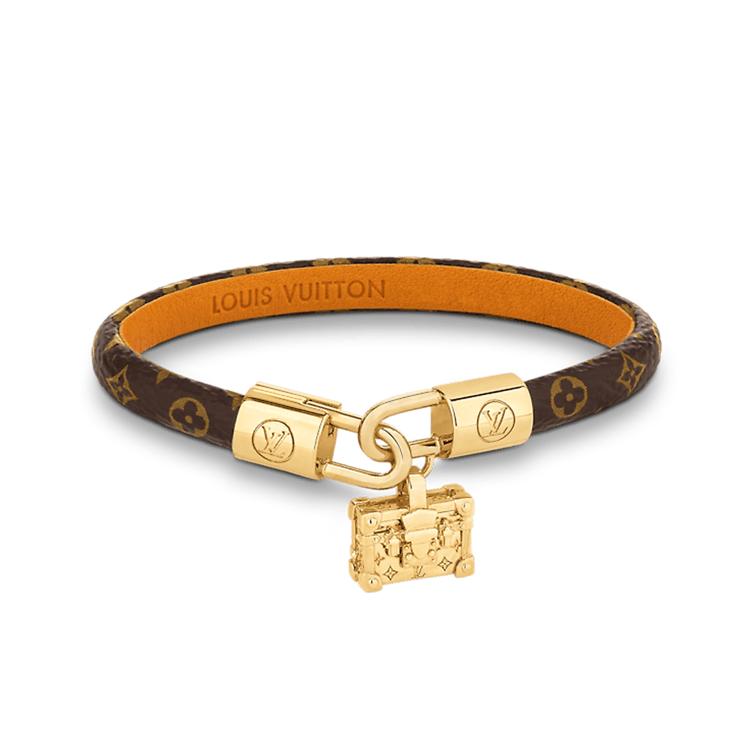 LV Mini Trunk Charm Monogram Bracelet