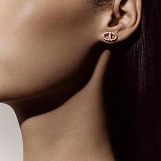 Hermès Chaine d'Ancre Full Rose Gold Earrings - Image 3