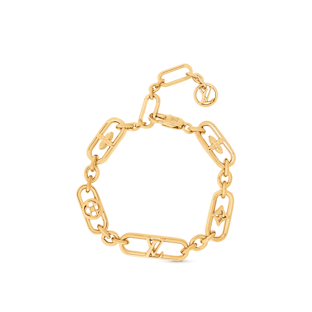 LV Chain Flower Charm Bracelet