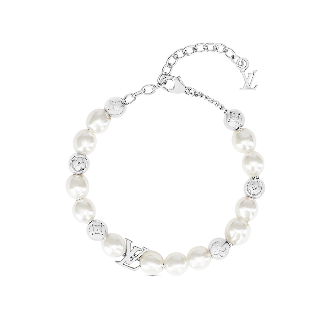 LV Pearl Logo Bracelet