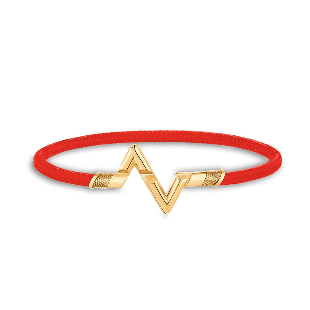 LV Smooth Cord Metal Bracelet