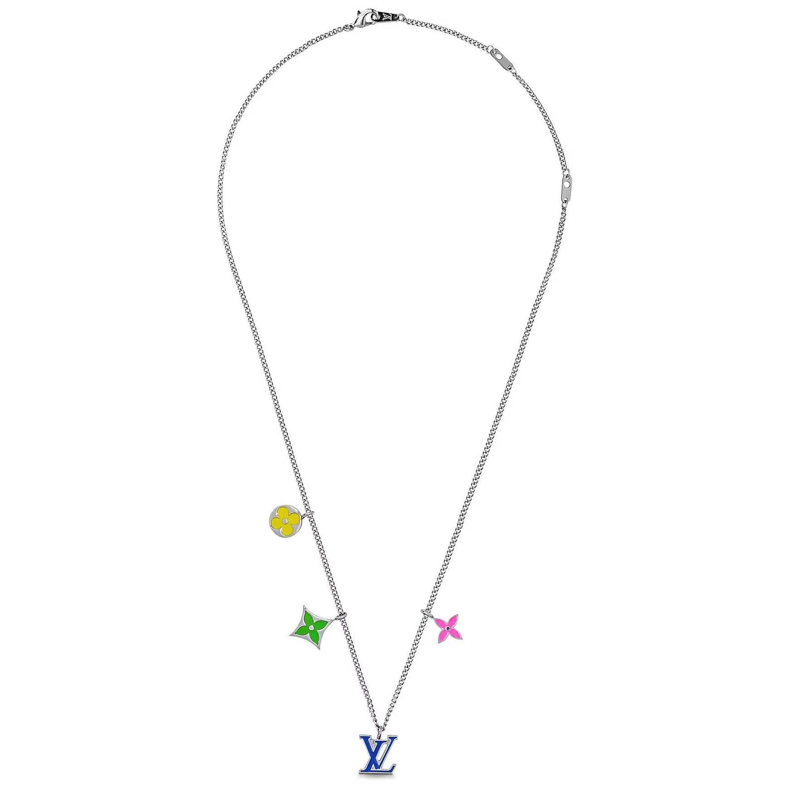 Alternative view of LV Multicolor Flower Necklace