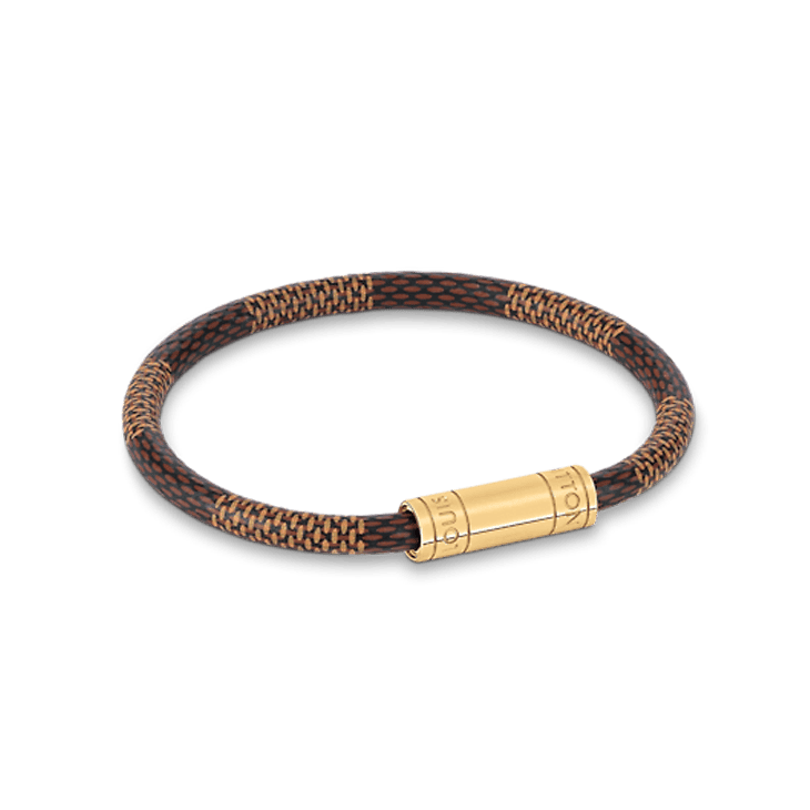 LV Braided Leather Bracelet
