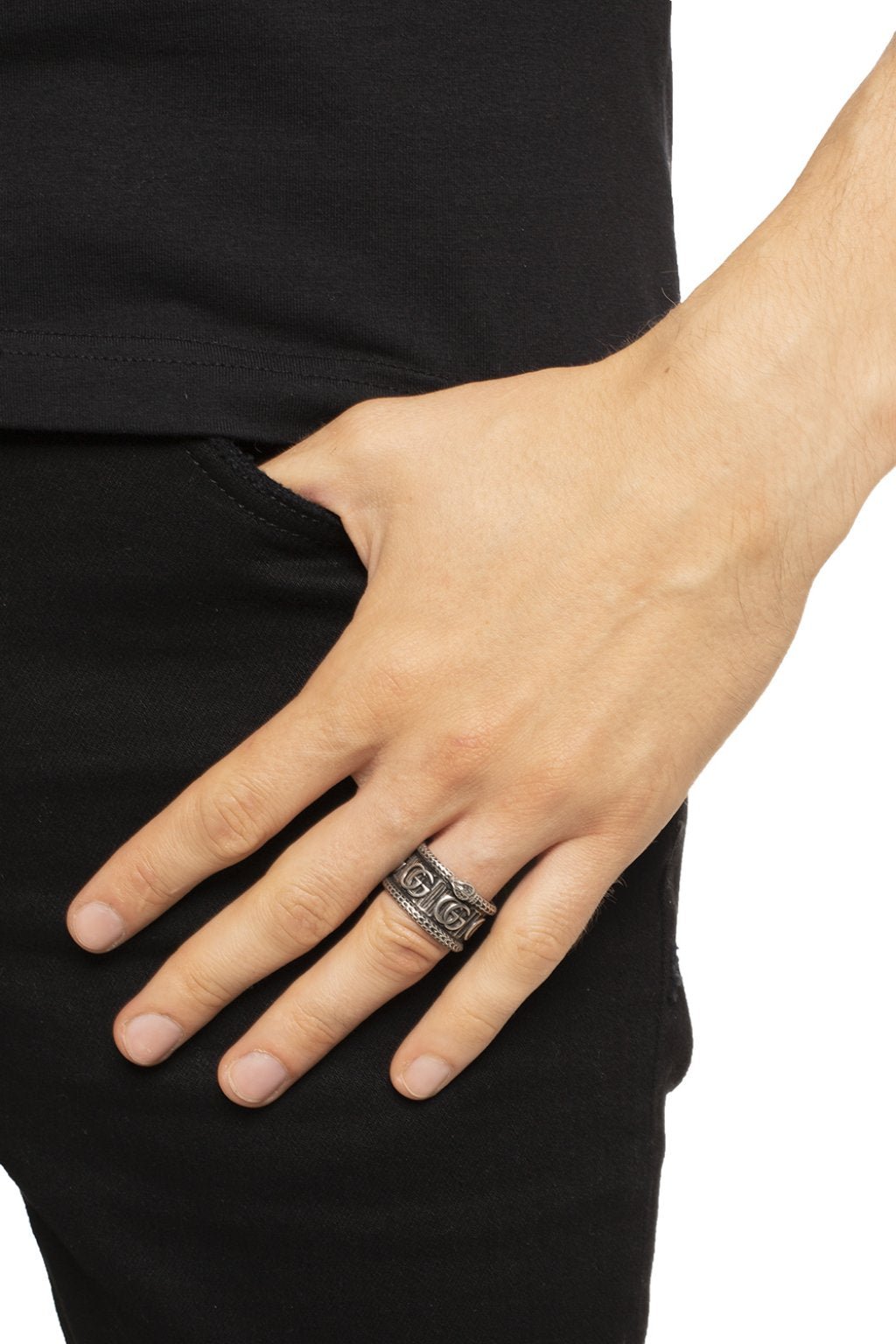 Alternative view of Double Gucci Snake Ring