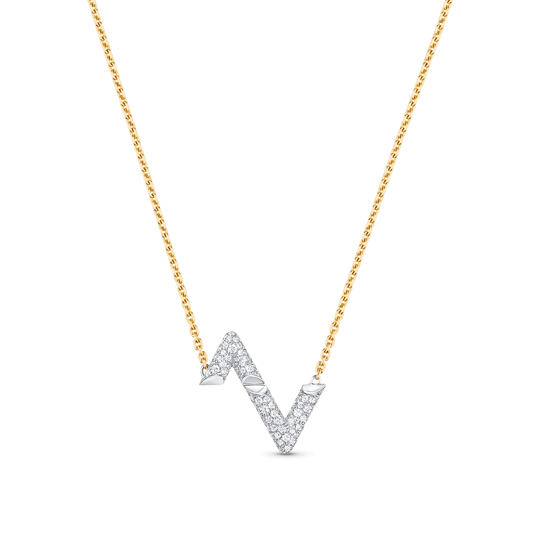 LV Diamond V Necklace