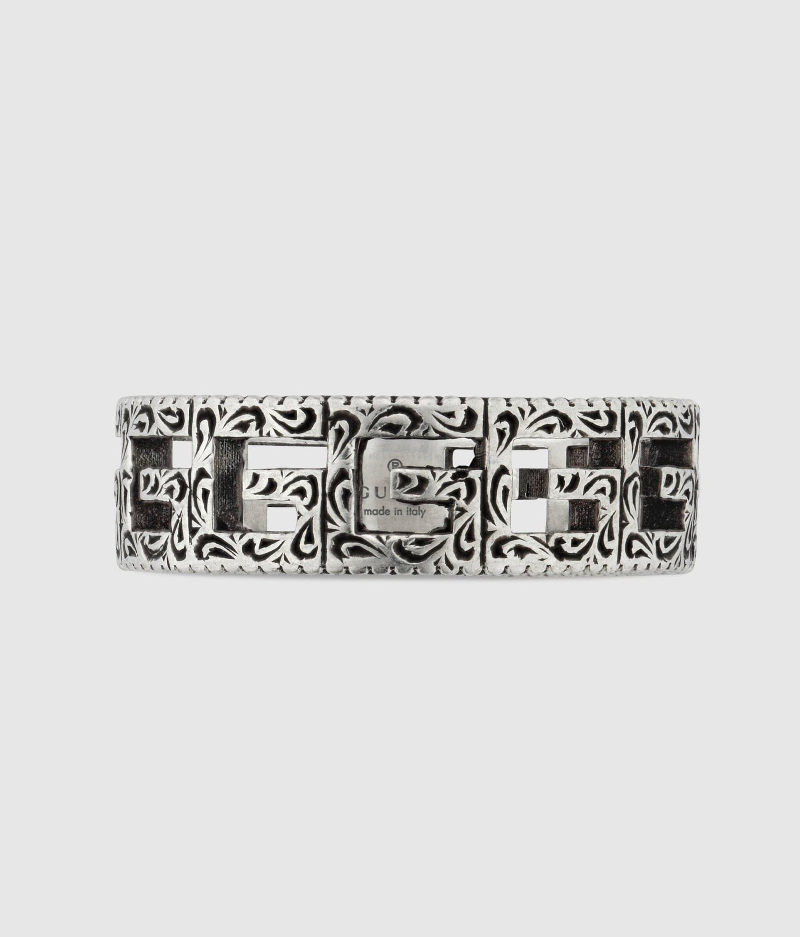 Alternative view of Double Gucci Square Gucci 5mm Ring