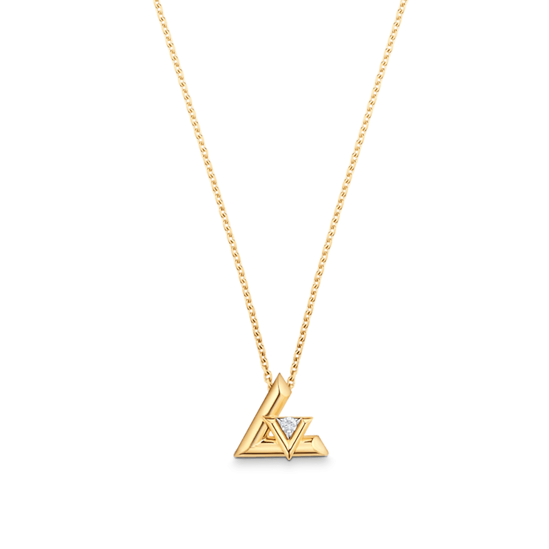 LV Diamond V Necklace