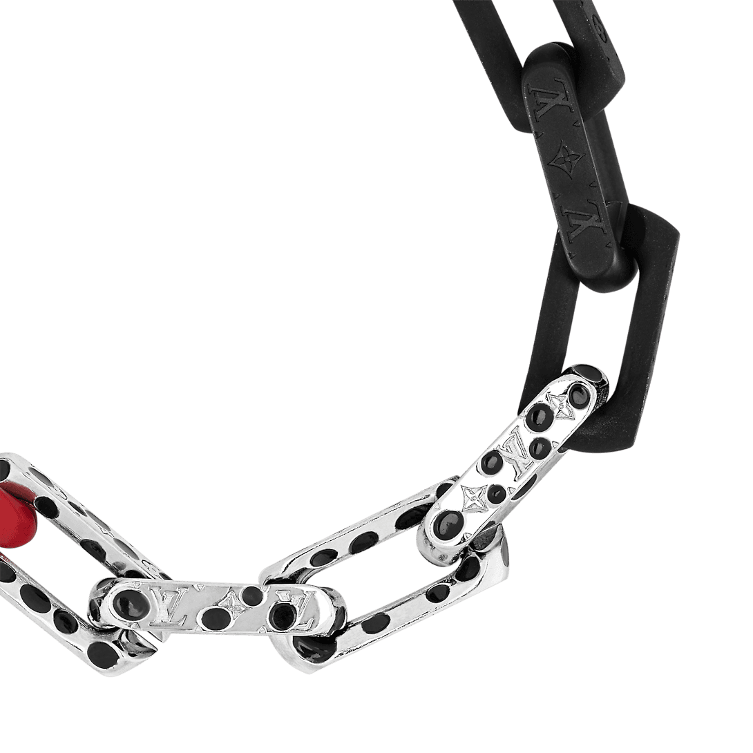 LV Multicolor Chain Bracelet - Image 3