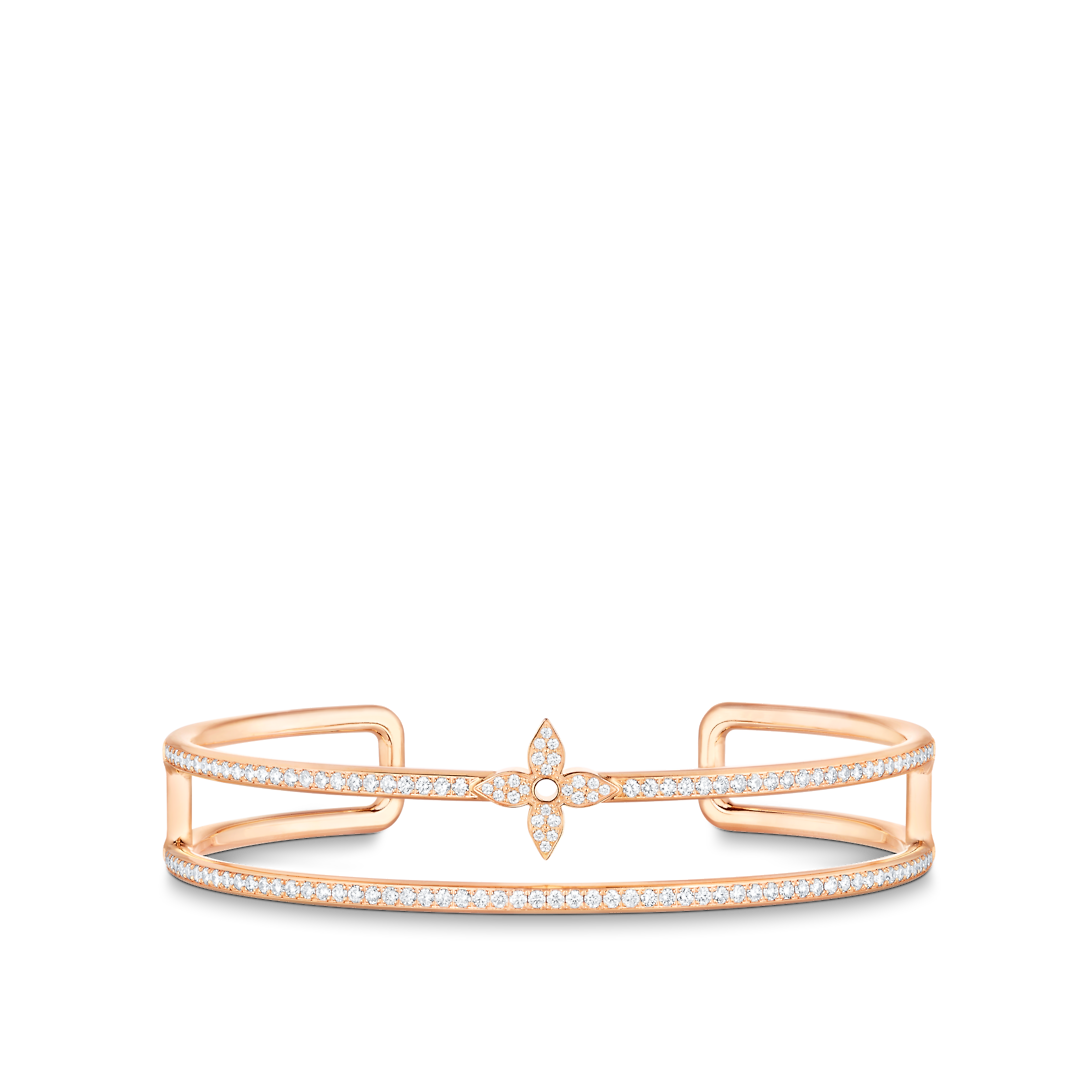 LV Rose Gold Diamond Bangle - Image 2