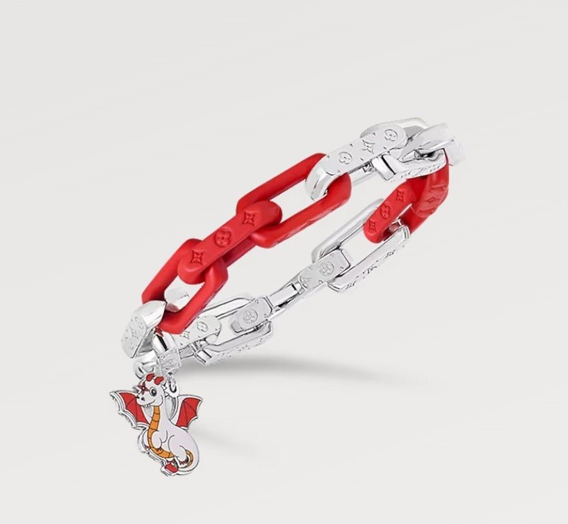 LV Two-Tone Link Bracelet - Image 2