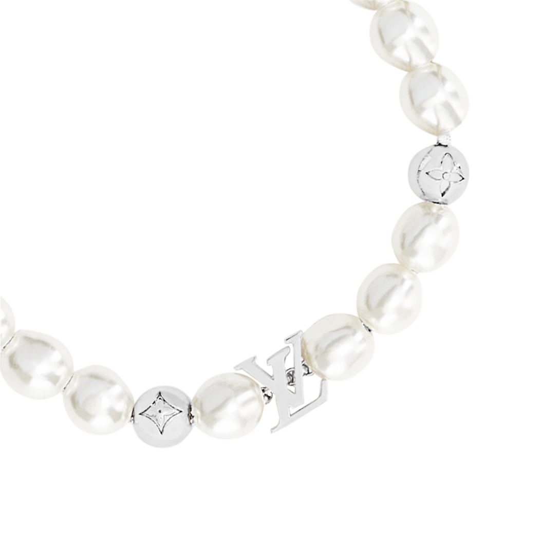 LV Pearl Logo Bracelet - Image 5