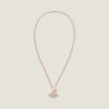 Hermès Rose Gold Diamond Pendant Necklace