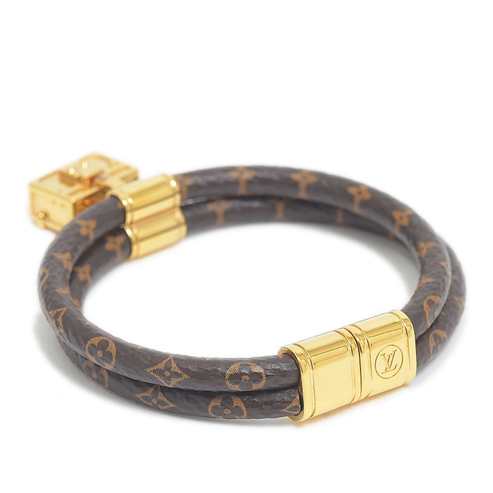 LV Monogram Lock Bracelet - Image 6