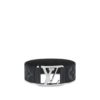 LV Monogram Leather Buckle Bracelet