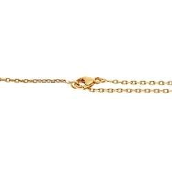 Hermès Gold Orange Leather Padlock Necklace - Image 8
