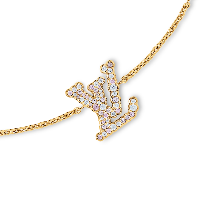 Alternative view of LV Crystal Flower Necklace
