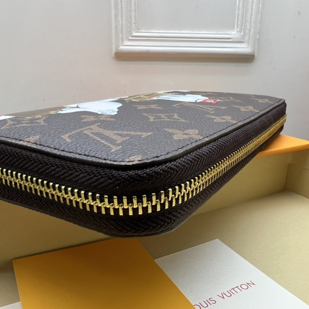 LV Canvas Limited-Edition Print Wallet - Image 10