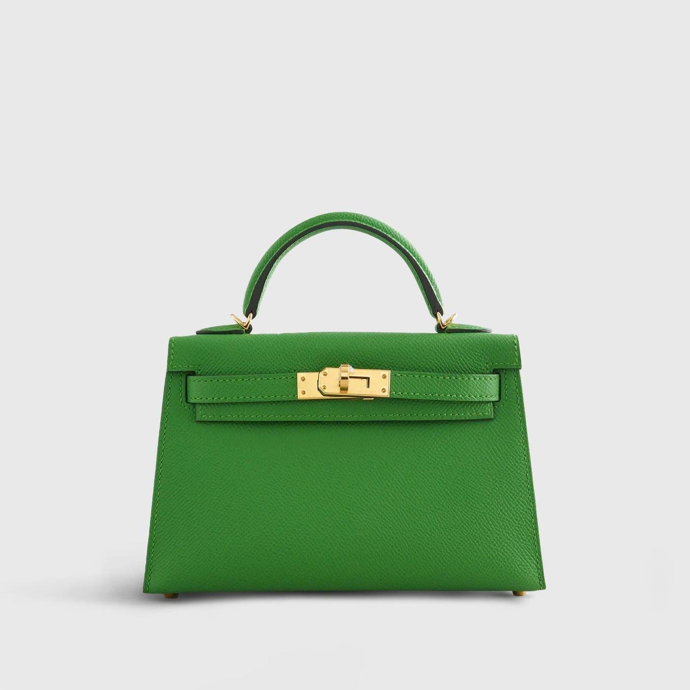 Hermès Kelly Mini Sellier Epsom Vert Yucca