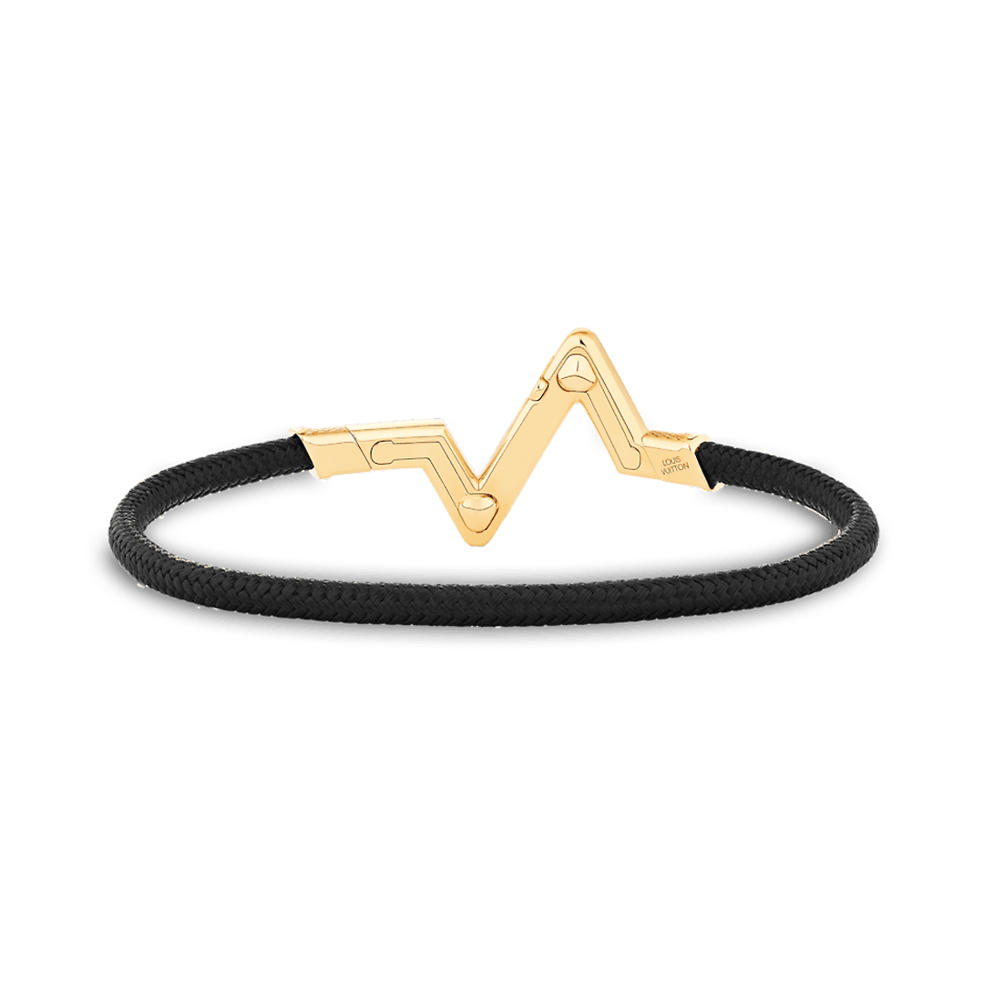 LV Braided Cord Bangle - Image 2